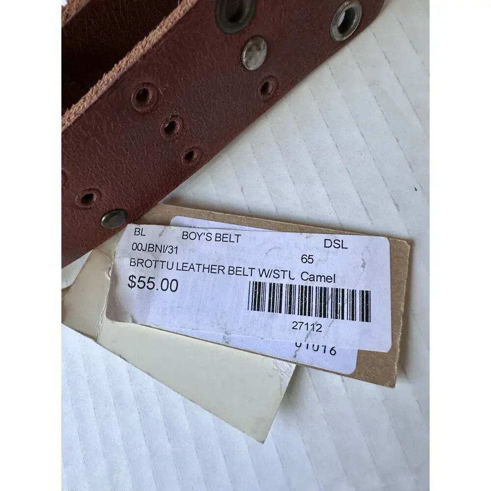 Diesel boys leather belt NWT size 4 y.o.